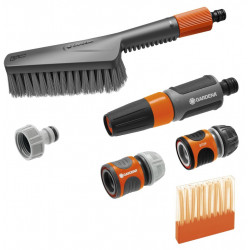 Kit brosse de lavage à main S souple avec raccordement de marque GARDENA, référence: J8221300