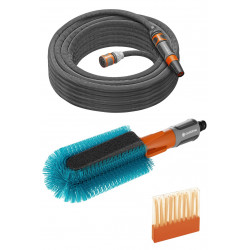 Kit brosse de lavage pour vélo avec tuyau Liano - GARDENA