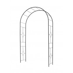 Arche Basics tube rond 16 Vitrail - 130x40x250 cm - noir - Louis Moulin