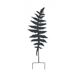 Déco en métal à planter Fougère - 25x70 cm - anthracite de marque Louis Moulin, référence: J8153800