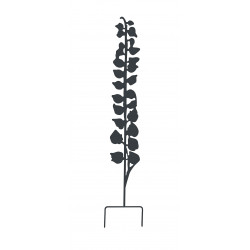 Déco en métal à planter Physalis - 9x70 cm - anthracite - Louis Moulin