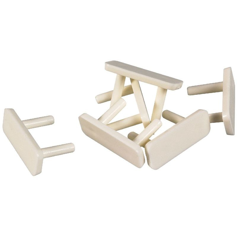 Obturateur pour prise / 6 protège-prises / prise 2 pôles rectangulaires