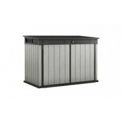 Coffre de jardin Grand store gris foncé / clair - 2100 L - CHALET & JARDIN