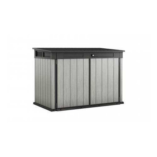 Coffre de jardin Grand store gris foncé / clair - 2100 L - CHALET & JARDIN