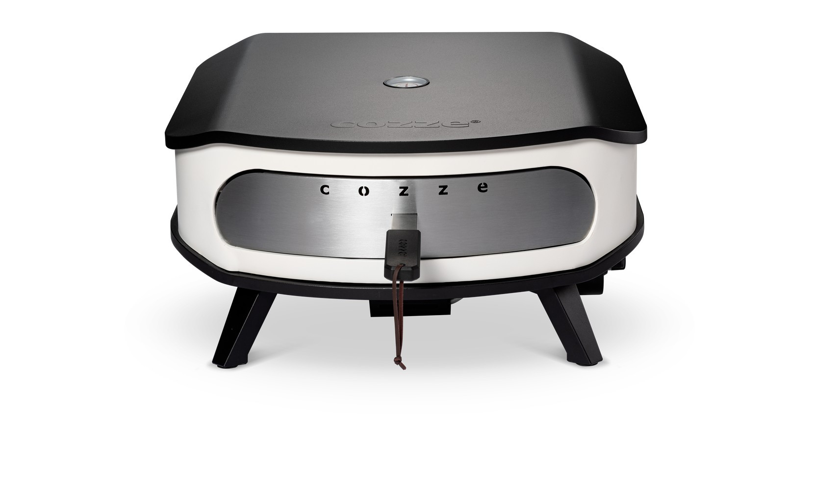 Four à pizza gaz 17 COZZE 90426 Rotatif Thermomètre intégré et porte - vue 2