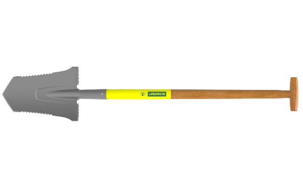 Louchet transplantation Duopro 33 cm manche béquille en bois certifié PEFC 100% - vue 2