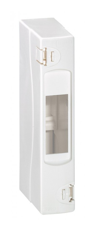 Coffret à équiper 1 rangée 6 modules blanc