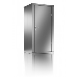 Armoire à outils - taille S - Argent métallisé - 97x84x194 - acier de marque Guardi, référence: J8239600