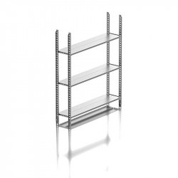 Etagère pour abri de jardin - taille M/S - 40cm - Aluminium de marque Guardi, référence: J8240100