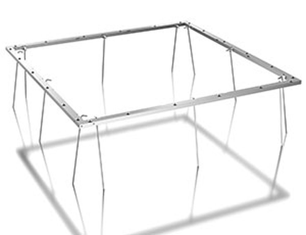 Guardi Cadre de sol avec seuil de porte pour 'abri de jardin taille 226x226 cm Aluminium - vue 2