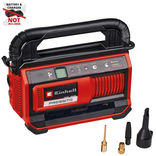 Compresseur sans fil – PRESSITO 18/25 – 18 V – 11 bar – multifonction – Power X-Change - EINHELL 