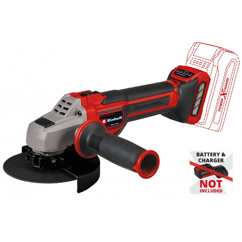 Meuleuse d’angle sans fil - TP-AG 18/125 CE Q Li-Solo - 18 V - Ø 125 mm - 3000-10500 tr/min - Brushless - Power X-Change - EINHELL 