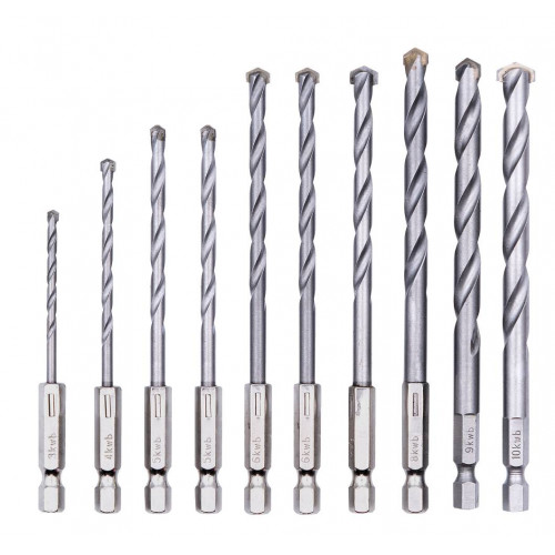 Coffret mèches pierre 10pcs - S-Box - EINHELL
