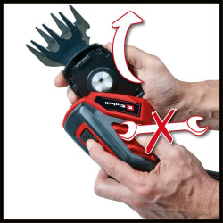 Cisaille à gazon et taille-buissons sans fil – GC-CG 3,6/70 Li – 3,6 V – Batterie 2,0 Ah intégrée - EINHELL 