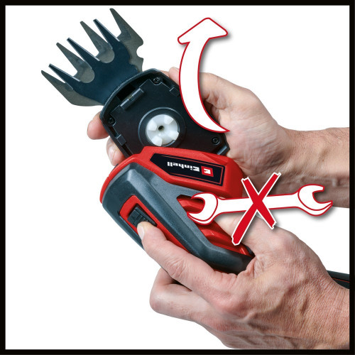 Cisaille à gazon et taille-buissons sans fil – GC-CG 3,6/70 Li – 3,6 V – Batterie 2,0 Ah intégrée - EINHELL 