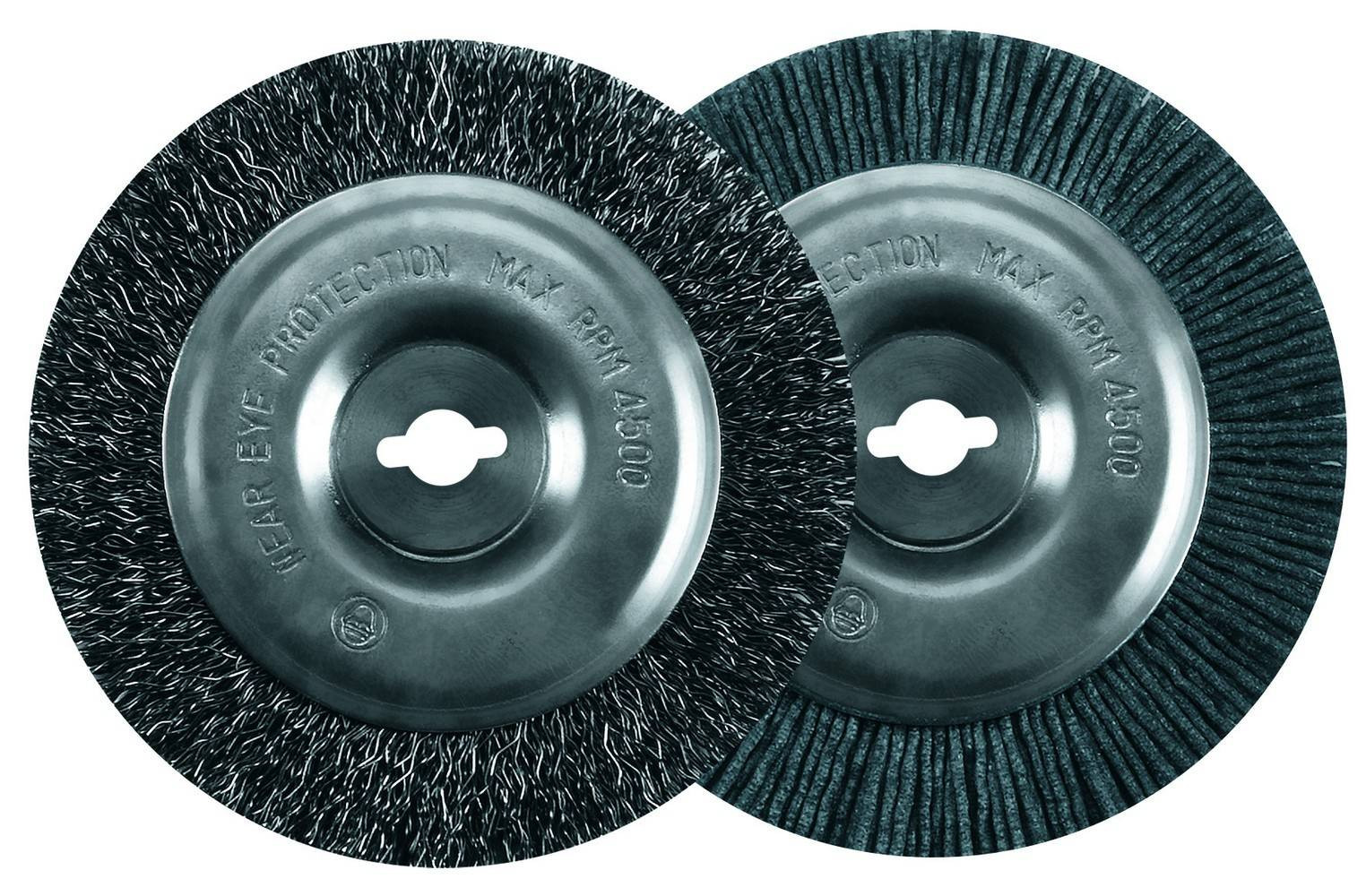 Set de 2 brosses de rechange pour nettoyeur de joints nylon 6 mm et acier 10 mm compatible BG EG 1410 GC EG 1410 GC CC 18 Li - vue 2