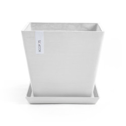 Pot Rotterdam 50 Pure White - ECOPOTS