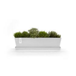 Pot Bruges 80 Pure White - ECOPOTS