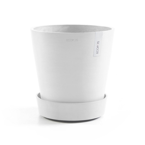 Soucoupe à roulette 60 Pure White - ECOPOTS