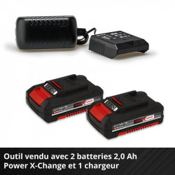 Perceuse-visseuse sans fil – TE-CD 18/2 Li – 18 V – 44 Nm – Mandrin 10 mm – 2 x 2,0 Ah – Power X-Change - EINHELL 