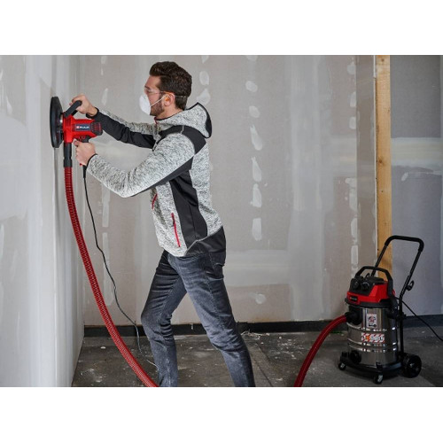 Ponceuse pour cloisons sèches - TC-DWS 225 - 1220 W - Ø 225 mm - 1500-2300 tr/min - Aspiration intégrée - EINHELL 