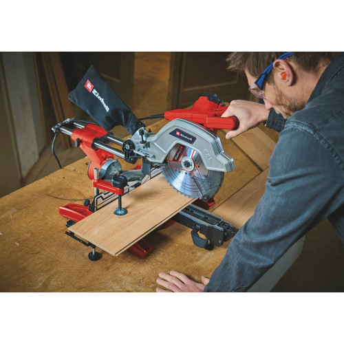 Scie à onglet radiale – TE-SM 10 L Dual – 2100 W – Lame Ø 254 mm – Coupe 305 x 85 mm - EINHELL 