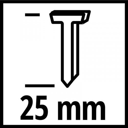 Clous pour air comprimé - nail set 3000 pcs., 25 mm - EINHELL 
