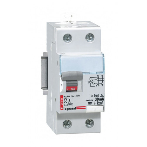 Interrupteur différentiel bipolaire 30mA 40A type AC 2MD - LEGRAND