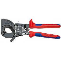 Cisaille coupe câble électrique à cliquet - KNIPEX 