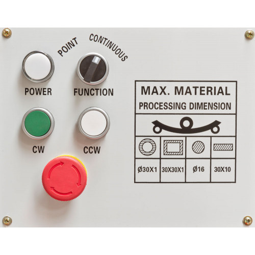 Cintreuse à galets - 1100W - 400V - Holzmann