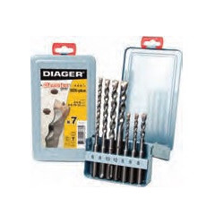 Trousse de forêts SDS+ Twister+ de marque Diager, référence: B1291600