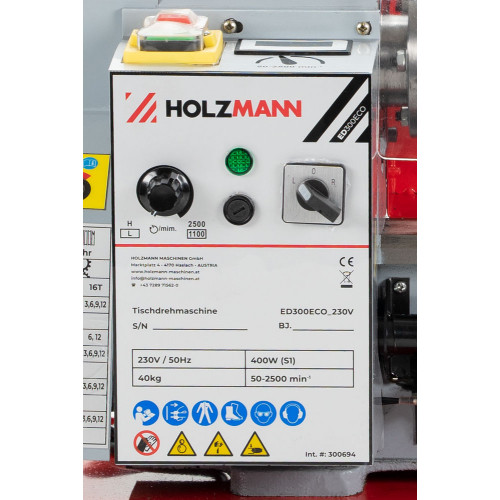 Tour à métaux - 400W - 230V 50Hz - Holzmann