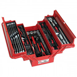 Caisse métallique avec 86 outils de marque Holzmann, référence: B8308600