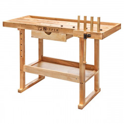 Etabli bois 1260 x 610 mm de marque Holzmann, référence: B8311800