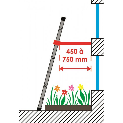 Ecarteur téléscopique pour échelles - OUTIFRANCE 