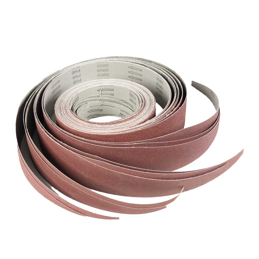 Jeu de bandes abrasives 10 pièces mélangées longueur : 400 mm