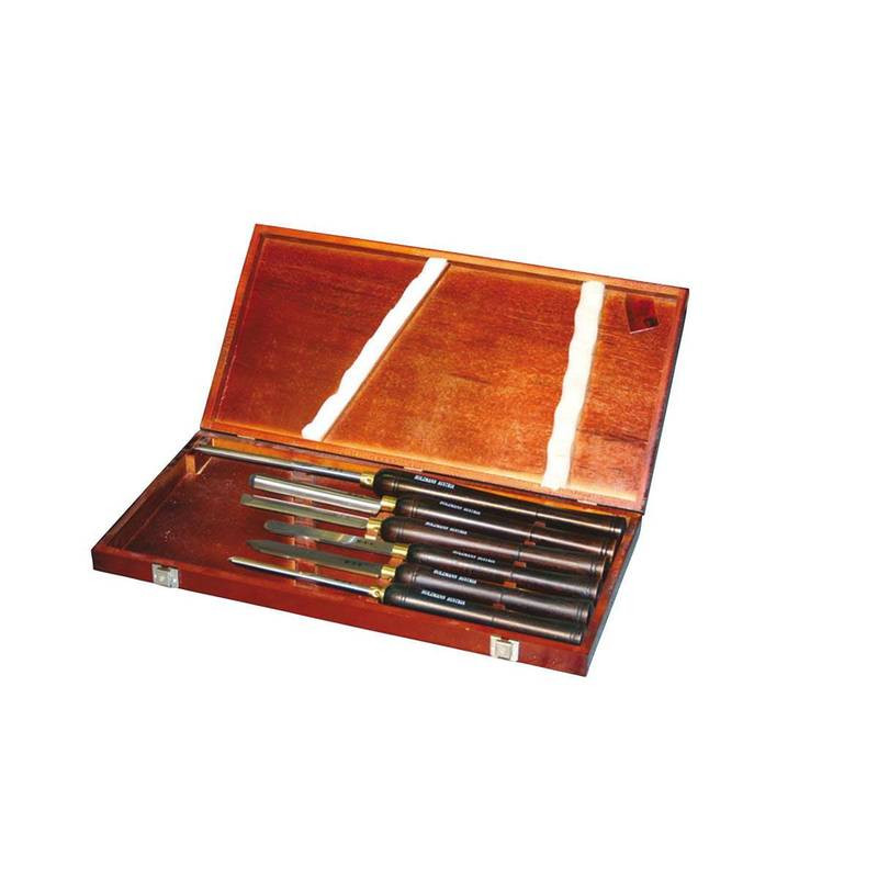 Holzmann Coffret 6 gouges de tournage HSS