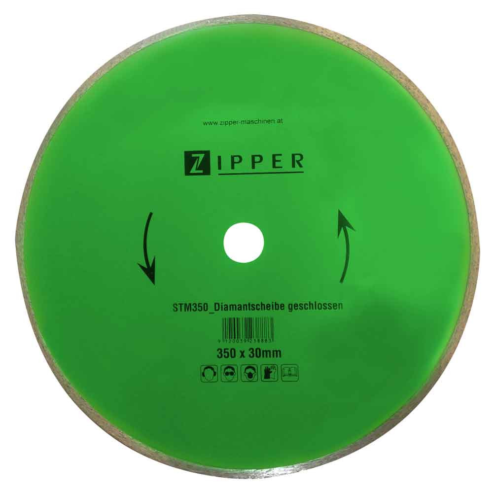 Zipper Disque diamant fermé 350x30mm - vue 2