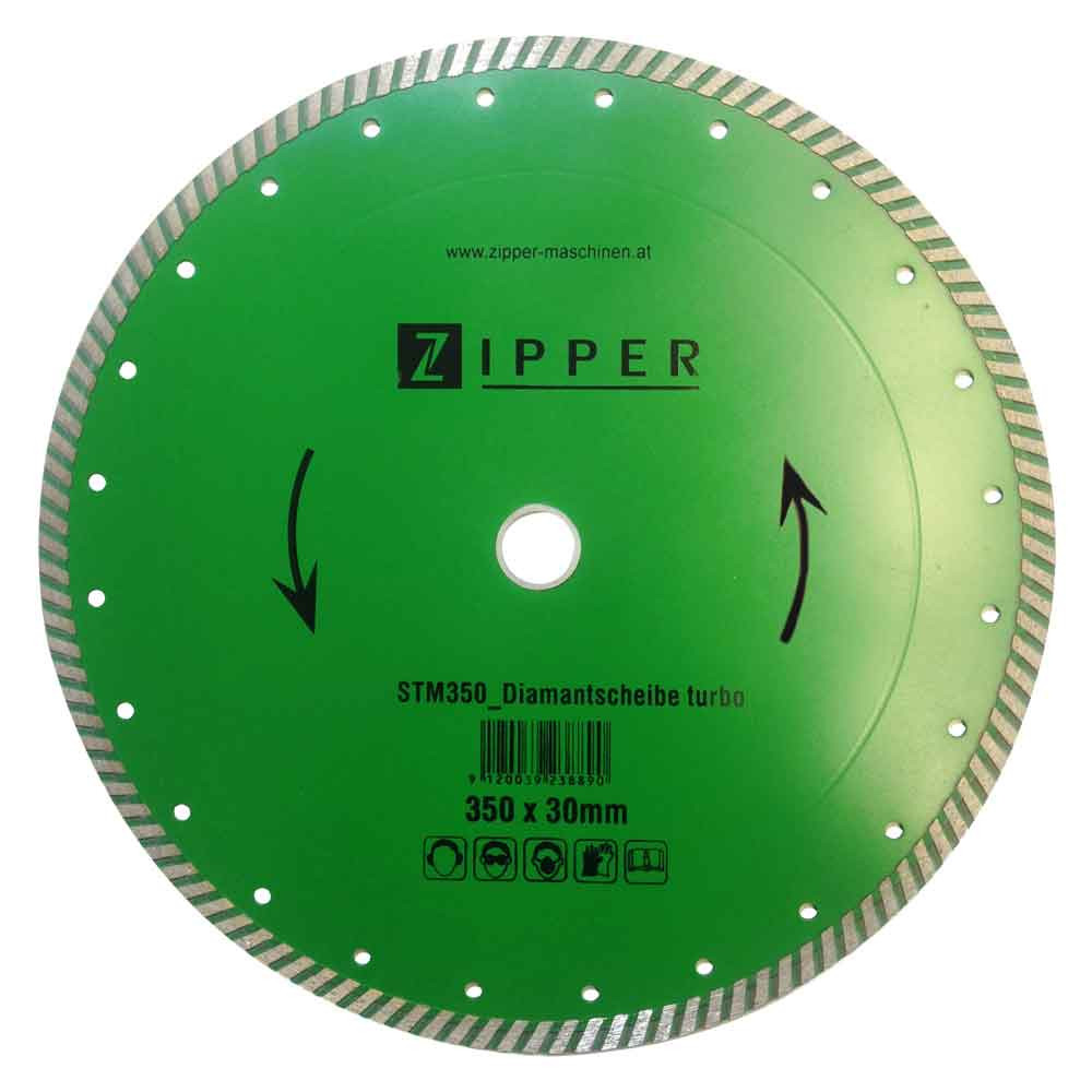 Zipper Disque diamant turbo 350x30mm - vue 2