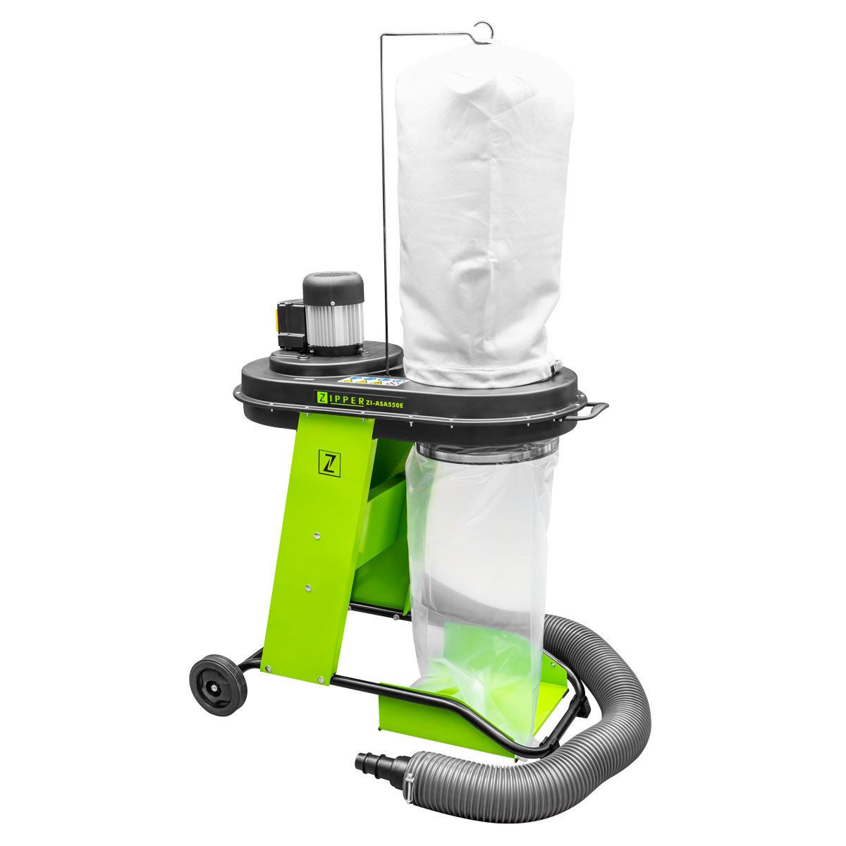 Aspirateur à copeaux de bois 65 litres électrique 230 V ZI ASA550E Zipper - vue 2