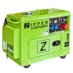 Groupe Electrogène  -  5 700 W et  6 500 W max - 153 kg - Zipper