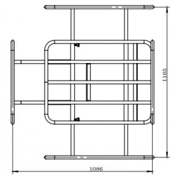 Cadre pour le transport - max 150 kg - Zipper