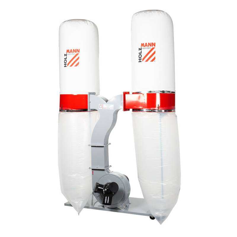 Holzmann Aspirateur à copeaux de bois 2 x 200 230 V ABS3880 - vue 3
