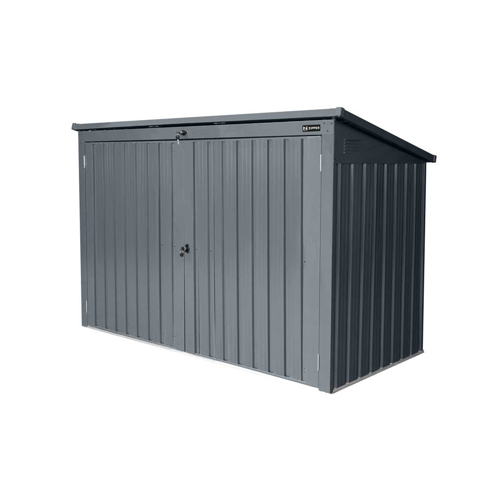 Cache poubelles triple 3 x 240