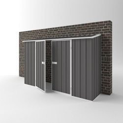 Abri métal Compact gris ardoise - 2,25m2 de marque Easyshed, référence: J8361600