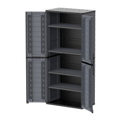 Armoire de rangement haute - Gris - Duramax