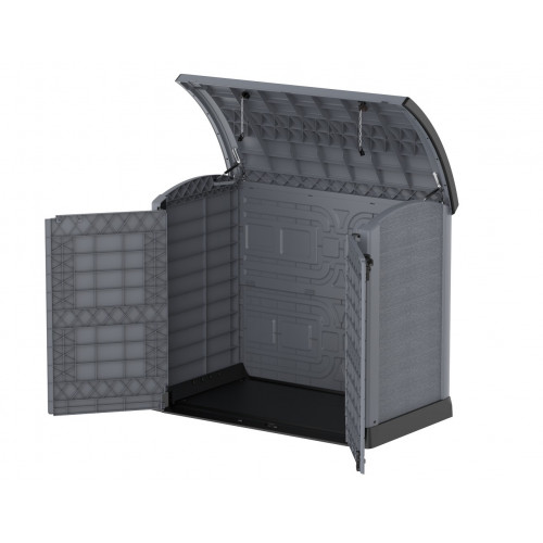 Armoire de rangement extérieur StoreAway Arc Lid 1200L - Gris - Duramax