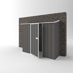 Abri métal Compact gris ardoise - 1,70m2 de marque Easyshed, référence: J8361700