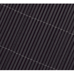 Canisse d'osier semi-synthétique - Anthracite - 1x3m - NORTENE 