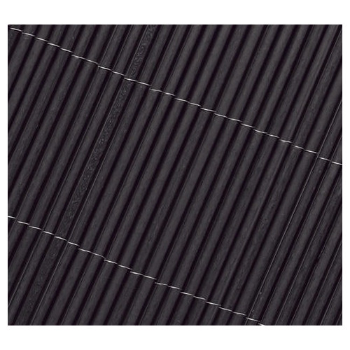 Canisse d'osier semi-synthétique - Anthracite - 1x3m - NORTENE 